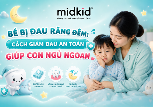 Bé Bị Đau Răng Đêm Phải Làm Sao? 4 Bước Giảm Đau Khẩn Cấp
