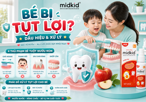 Bé Bị Tụt Lợi: Dấu Hiệu Lõi & Cách Xử Lý Chuẩn Nha Sĩ