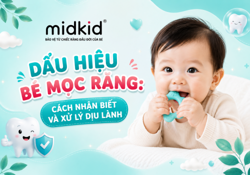 Dấu hiệu bé mọc răng: Cách nhận biết và xử lý dịu lành