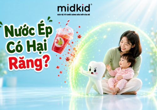 Bé uống nước trái cây có hại răng không? Hướng dẫn an toàn
