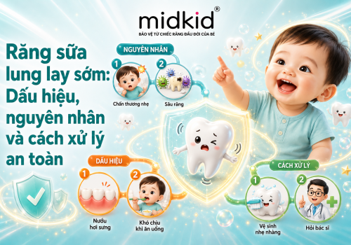 Răng sữa lung lay sớm: Dấu hiệu, nguyên nhân và cách xử lý an toàn