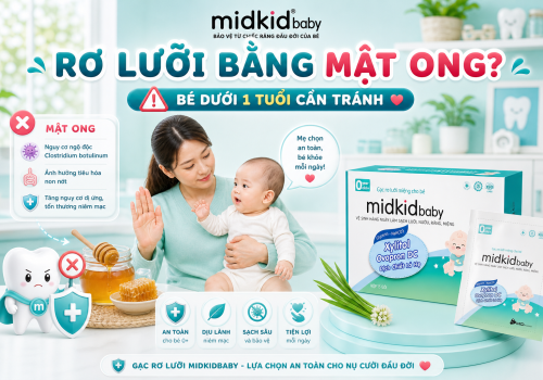 Rơ lưỡi bằng mật ong cho bé: Sự thật phía sau bài thuốc