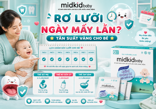 Rơ lưỡi ngày mấy lần cho bé là đủ? Chuẩn y khoa 2026