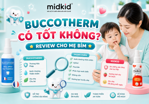 Xịt Buccotherm có tốt không? Đánh giá chân thực cho mẹ bỉm