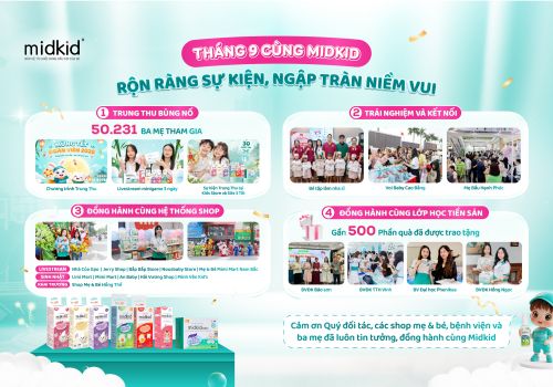 MIDKID THÁNG 9: RỘN RÀNG SỰ KIỆN, NGẬP TRÀN NIỀM VUI