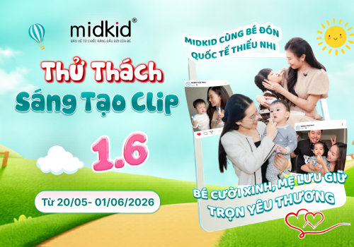 [MINIGAME] THỬ THÁCH SÁNG TẠO CLIP MIDKID CÙNG BÉ ĐÓN QUỐC TẾ THIẾU NHI 2026 