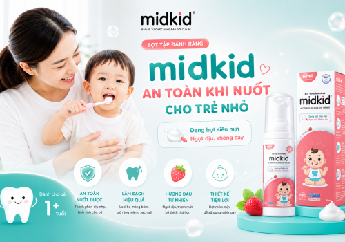 Bọt đánh răng an toàn nuốt được cho bé: Top loại tốt nhất