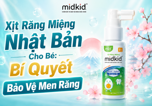 Xịt Chống Sâu Răng Nhật Bản Cho Bé: Công Nghệ Ovopron DC Là Gì?