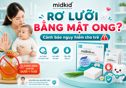 Có nên rơ lưỡi bằng mật ong cho trẻ? Cảnh báo nguy hiểm
