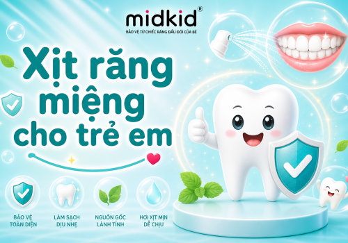 Xịt răng miệng cho trẻ em: Giải pháp bảo vệ nụ cười xinh