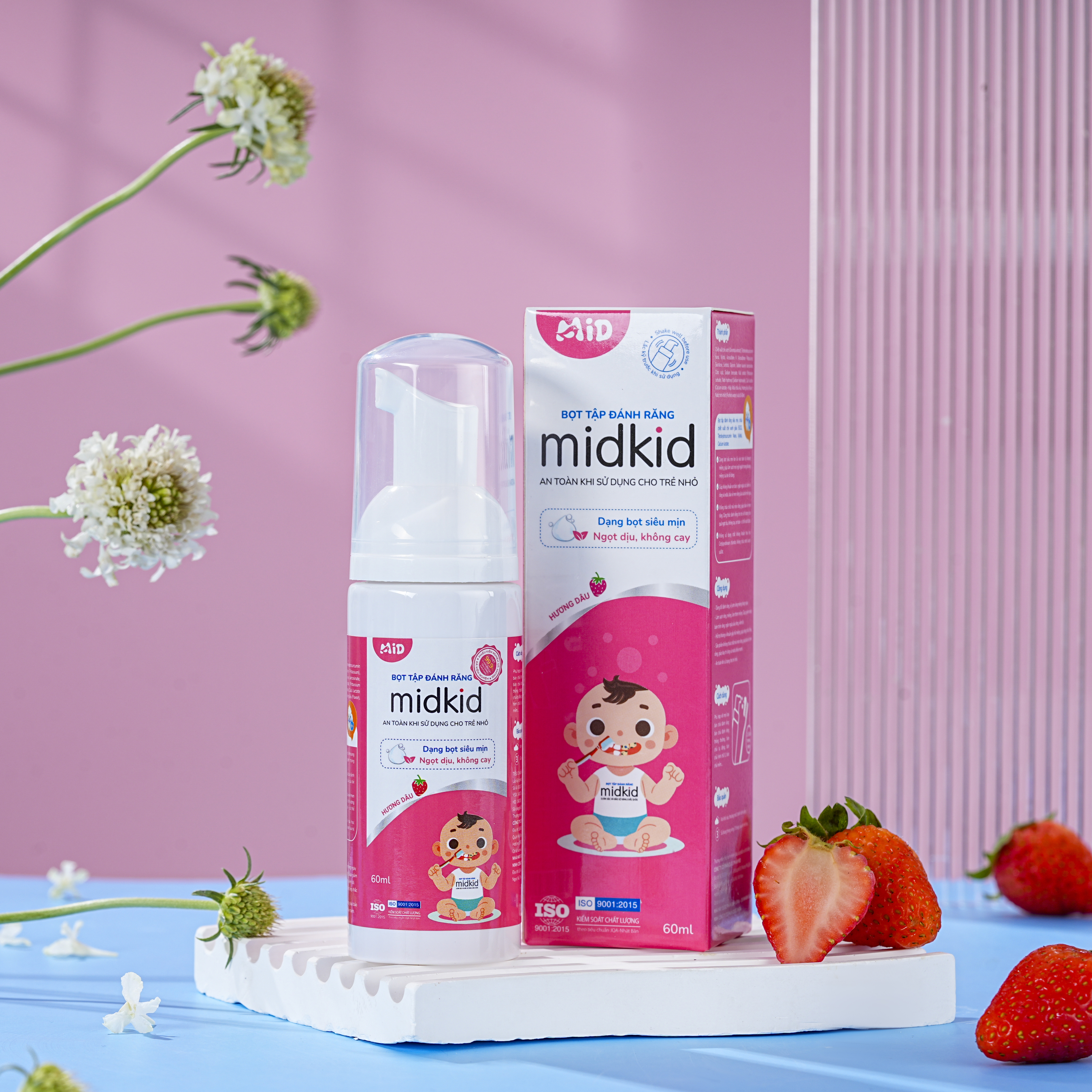 Bọt tập đánh răng Midkid
